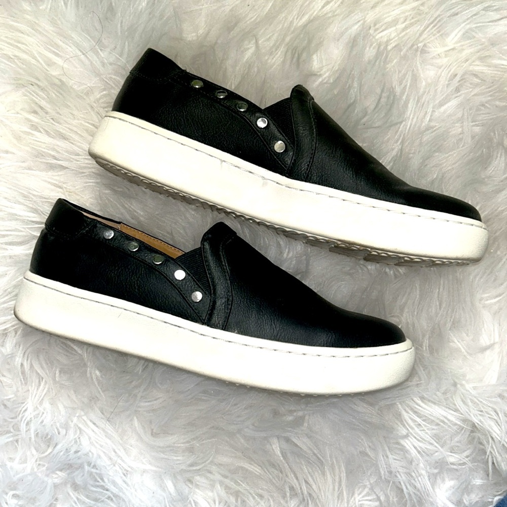 Sun + Stone Emelyy Black Slip-On Sneakers - Picture 3 of 6